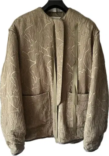 [ 미사용 새상품 ] TODAYFUL 자카드 파이핑 블루종 38 올리브