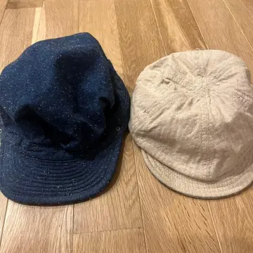 DECHO 데코 데님 캡, 헌팅 캡 2종 세트