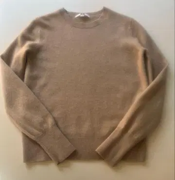 유니클로 캐시미어 100 베이지 M