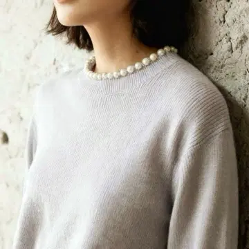 Ballsay 펄 빌드넥 풀오버 투모로우랜드 라이트 그레이 S