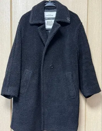 피코네 보아 코트 블랙 40