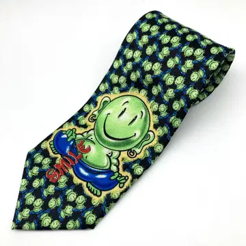 Smiley Buddha 넥타이 스마일 부다 구제 의류 올 패턴 유니크