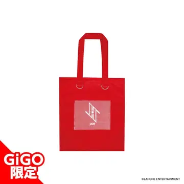 GiGO 한정판 J01 로고 토트백 빨간색