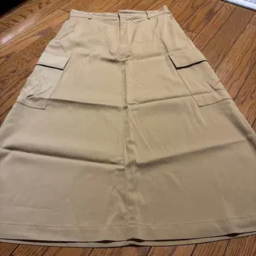 23구 베이지 카고 스커트
