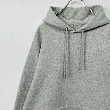 GOAT FLEECE 풀오버 후드티 그레이