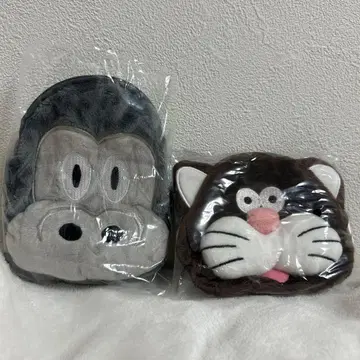 어리둥절 페이스 파우치 가챠 혀 낼름 고양이 시플라