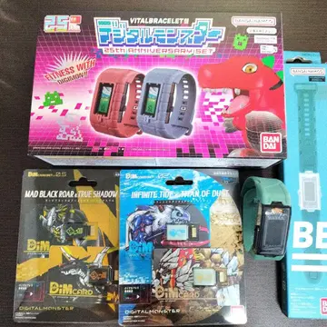 바이탈 브레스 BE 디지털 몬스터 25th set 외 주변 기기 모음