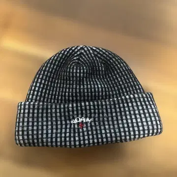 레어 NOAH 니트 모자 블랙 그레이