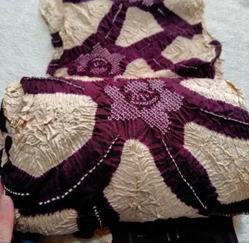 총 시보리 옷감 착척