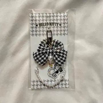 산리오 헬로키티 키링 미미 흑백 걸리시 쌍둥이 코디