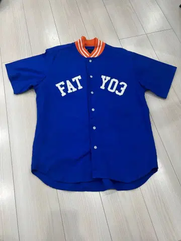 FAT 베이스볼 셔츠 파랑
