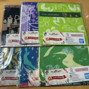 Mrs. GREEN APPLE 제일복권 자카드 타월 G상