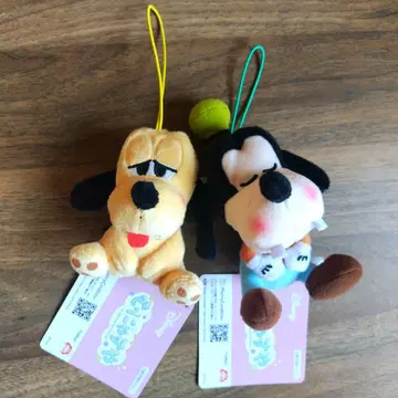 플루토와 구피 스트랩 봉제 인형