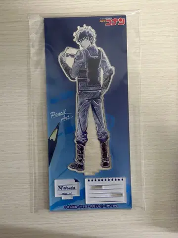 명탐정 코난 마츠다 진페이 펜슬 아트 아크릴 스탠드