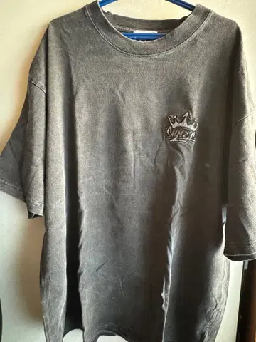 9090 그레이 오버사이즈 T셔츠