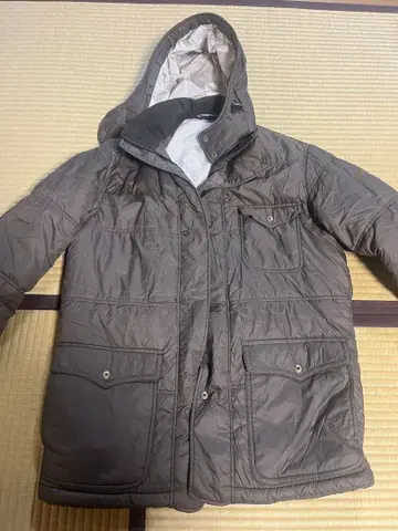 Thinsulate ex-soft crocodile 후드 부착 다운