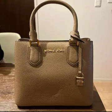 마이클 코어스 베이지 핸드백