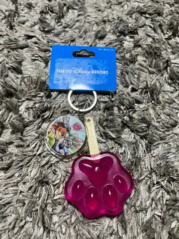 주토피아 아이스캔디 키체인 참