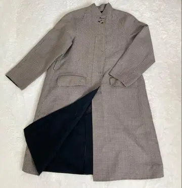 JOSEPH 체크 울 코트