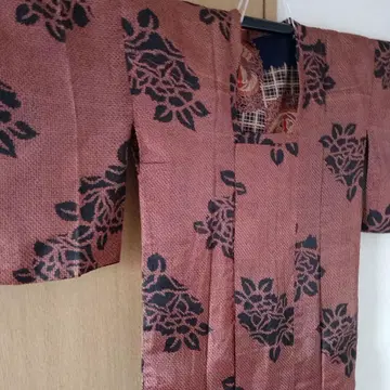 앤티크 도행 이중 기모노 보관품