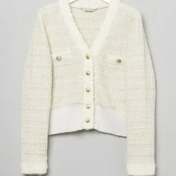 [새상품급] 셀포드 트위드 니트 가디건