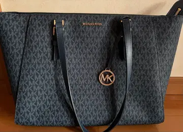 마이클코어스 토트 위드 노트북 가방 라지 네이비