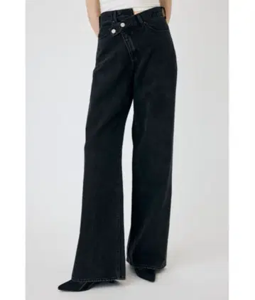 MOUSSY CROSS WAIST WIDE STRAIGHT