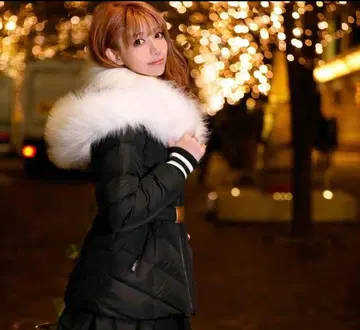 Rady 허리 벨트 볼륨 퍼 다운 블랙 S