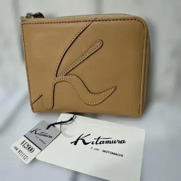 미사용 새상품 [ 키타무라 ] KITAMURA 가죽 접이식 지갑