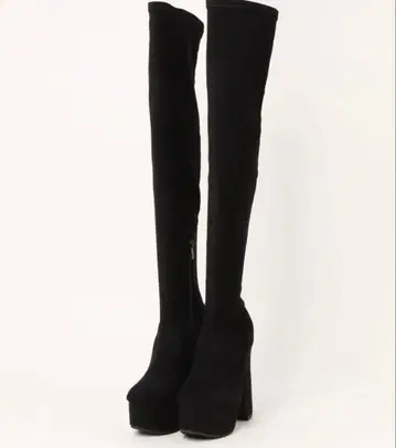 Parade 청키힐 니하이 부츠 S