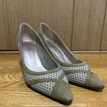 은니 카네마츠 스웨이드 하이힐