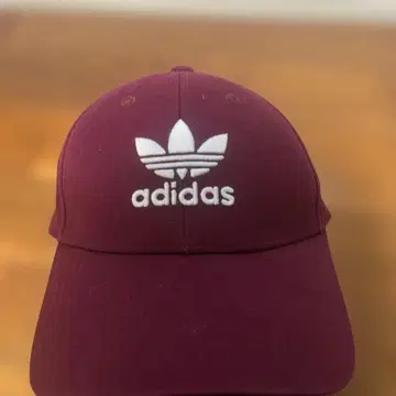 레어 90s adidas 버건디 캡 프리 사이즈