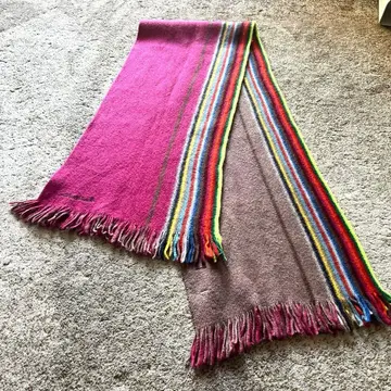 폴 스미스 멀티 컬러 울 머플러 남녀