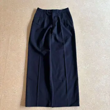 90s 00s 초와이드 와이드 슬랙스 2턱