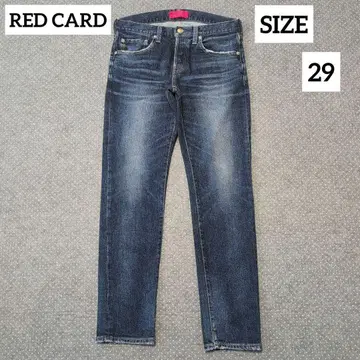 RED CARD 레드카드 Rhythm 테이퍼드 데님 29 새상품급