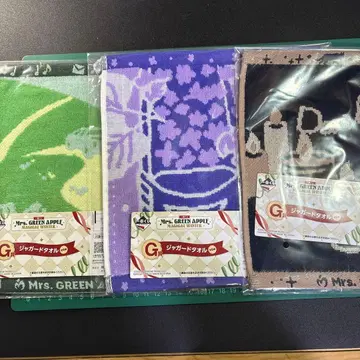 제일복권 미세스 그린애플 G상 자카드 타월 3종류