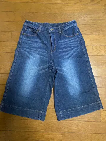 데님 하프 팬츠