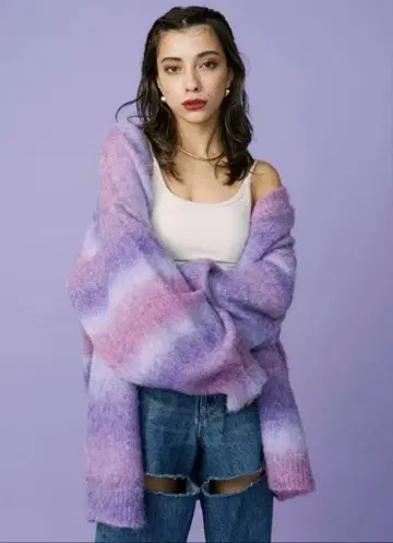 EVRIS 그라데이션 가디건