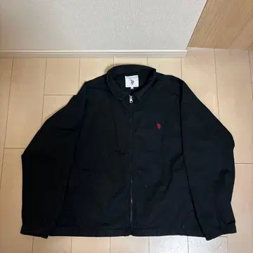 U.S. POLO ASSN. 블랙 자켓 로고