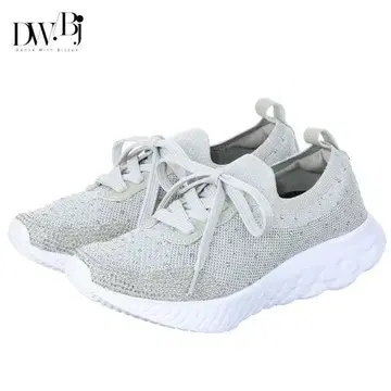 댄스 위드 비쥬 비쥬 디자인 경량 니트 스니커즈