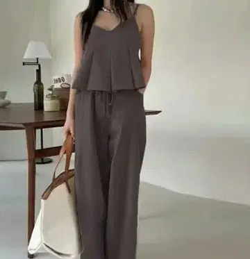 그레이 셋업 플레어 상의