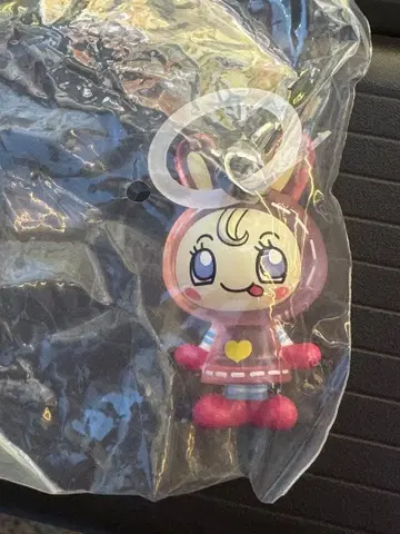 캐릭터 키링 핑크 약 5cm