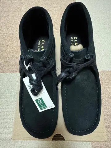 Clarks 왈라비 블랙 하이컷 UK 7 박스 포함