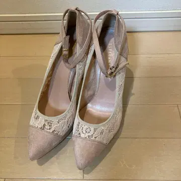 미사용 ESPERANZA 24.5 레이스 하이힐