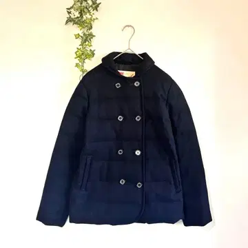 새상품급 트래디셔널 웨더웨어 다운 매킨토시 울 네이비