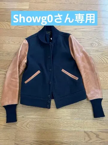 EL RADIALL 바시티 자켓 네이비/브라운