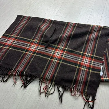 무인양품 울 100% 손넣는 케이프 스톨 판초 브라운