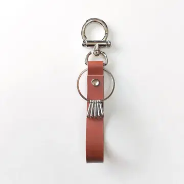 가죽 키링 핸드메이드 상품 브라운