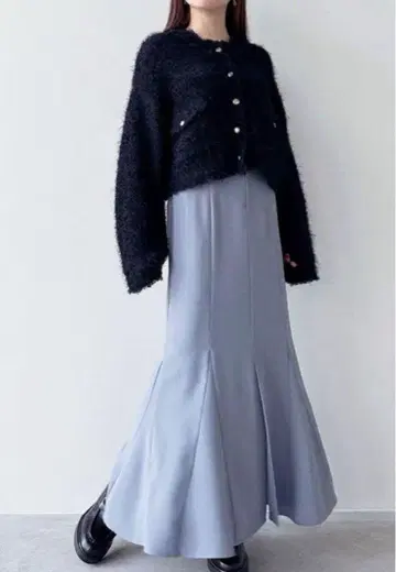 코코딜 니트 코르셋 머메이드 스커트