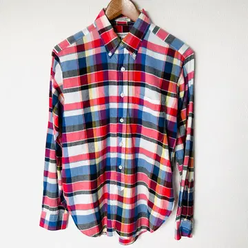 엔지니어드 가먼츠 체크 무늬 USA제 긴팔 셔츠